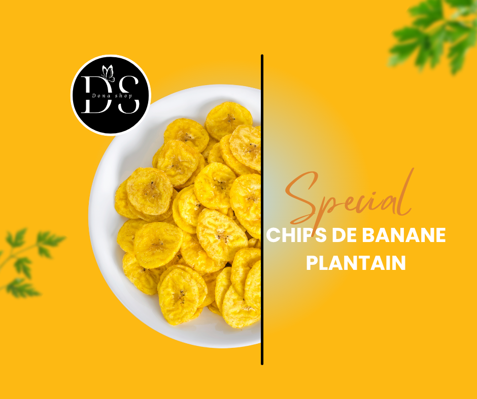 Chips de banane plantain – Sucrées ou salées, le snack africain par excellence