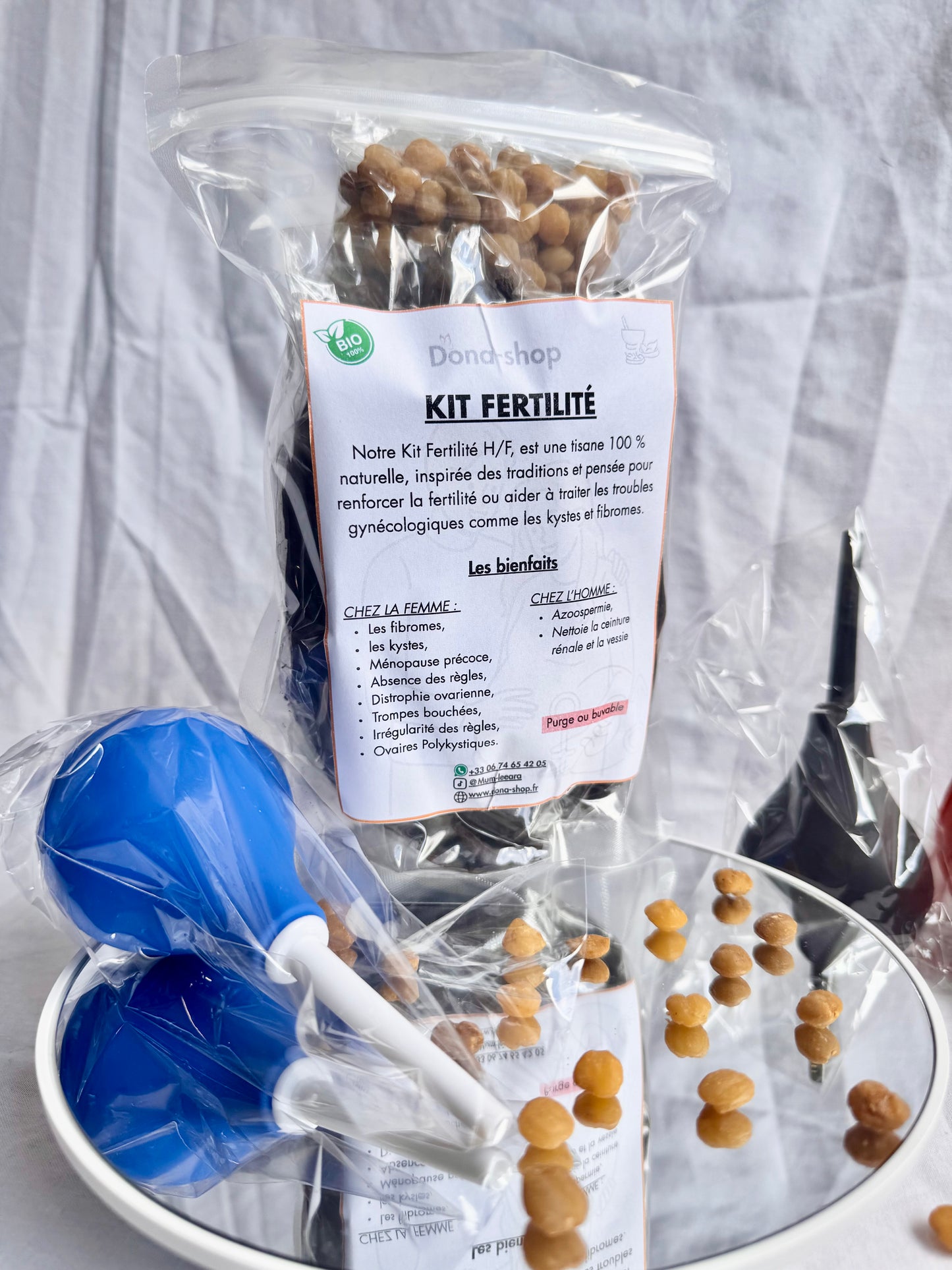 kit fertilité avec purgoire H/F