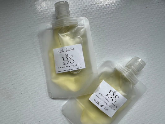 Huile d’olive (cheveux, corps et visage )