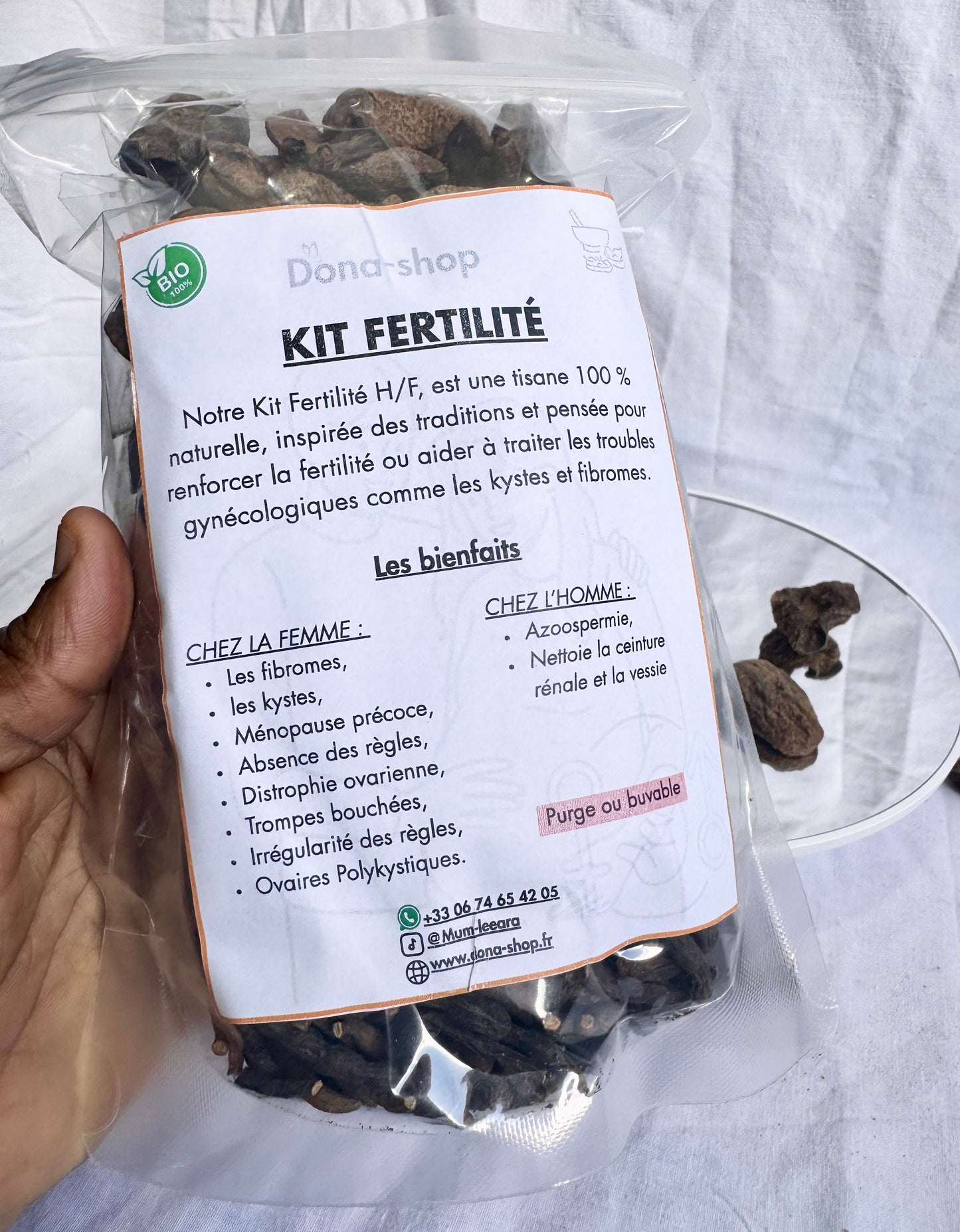 Kit fertilité H/F (Kyste Ovarien, Fibrome…)