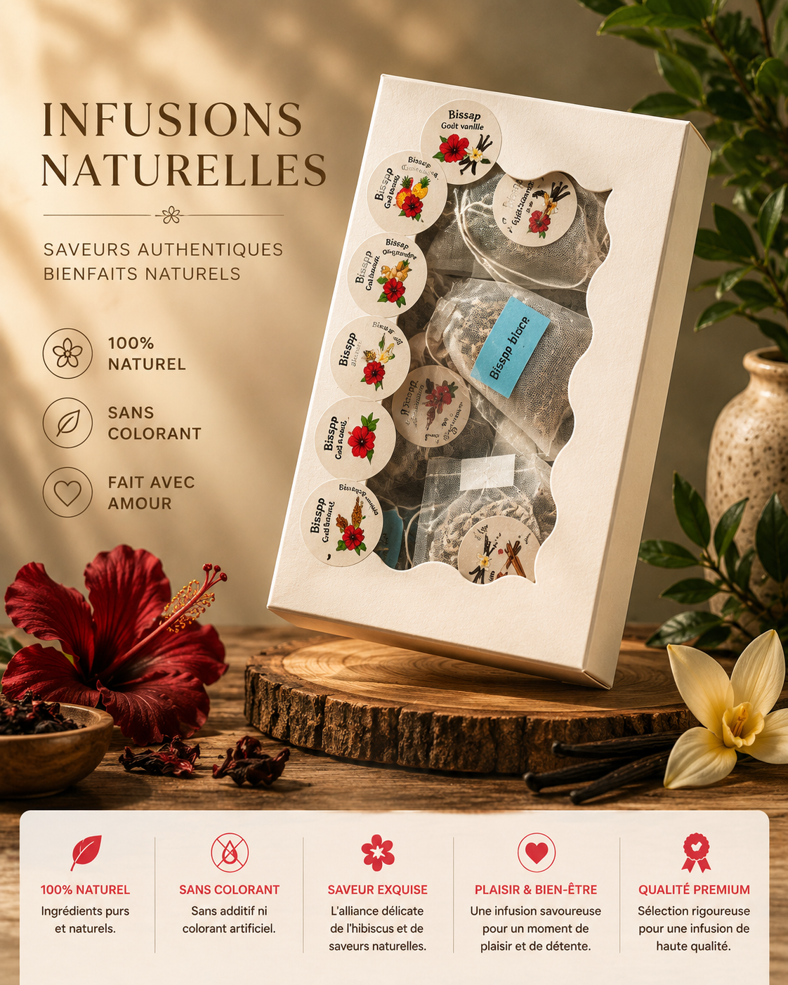 Coffret Découverte (infusion bissap)