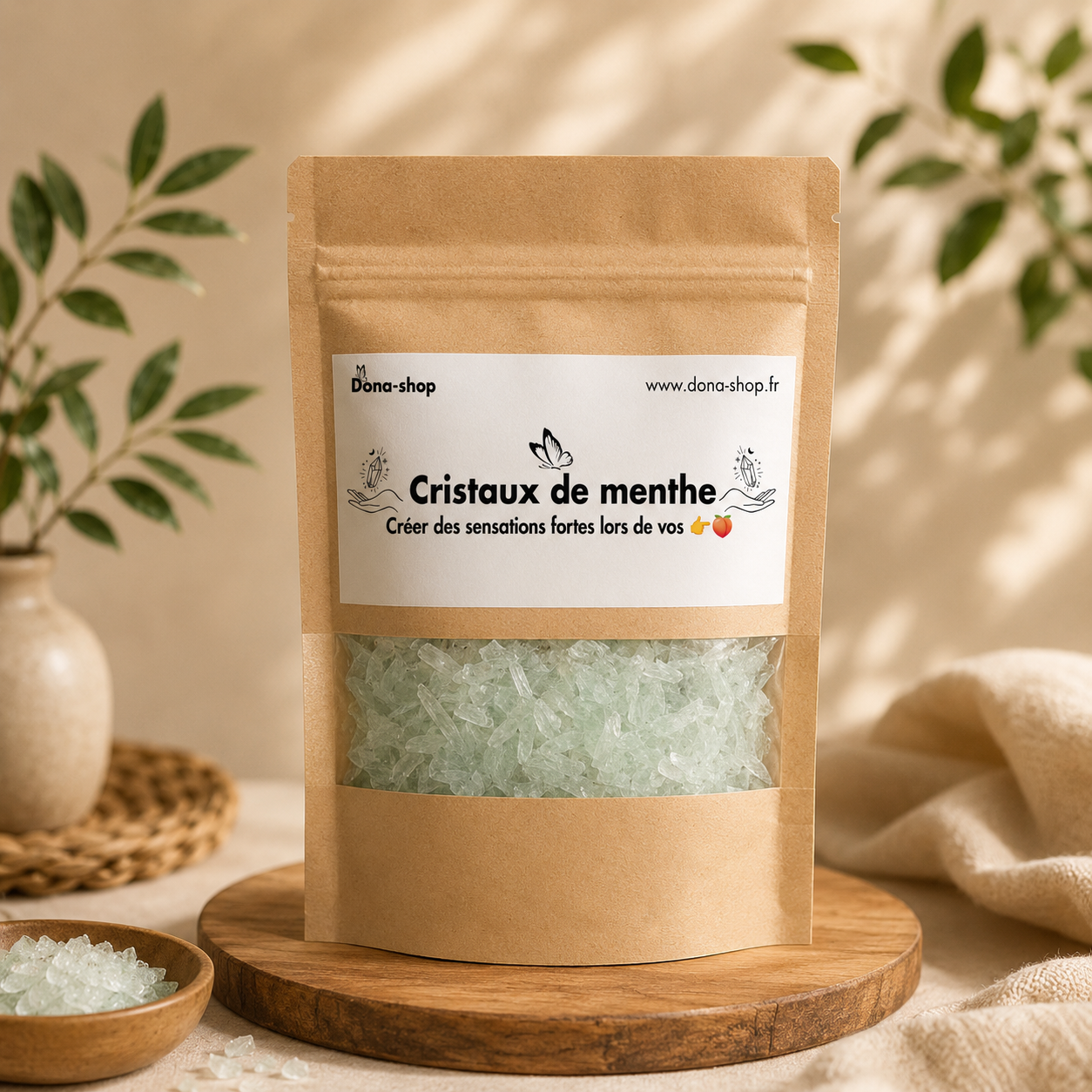 Cristaux de menthe