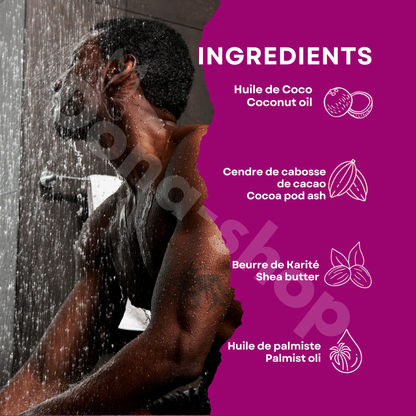 Savon Noir Africain Pur 100% Bio