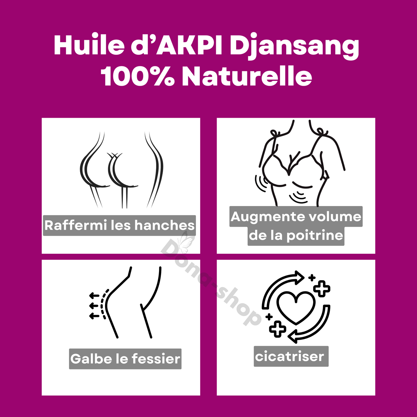 Huile d’AKPI Djansang 100% Naturelle