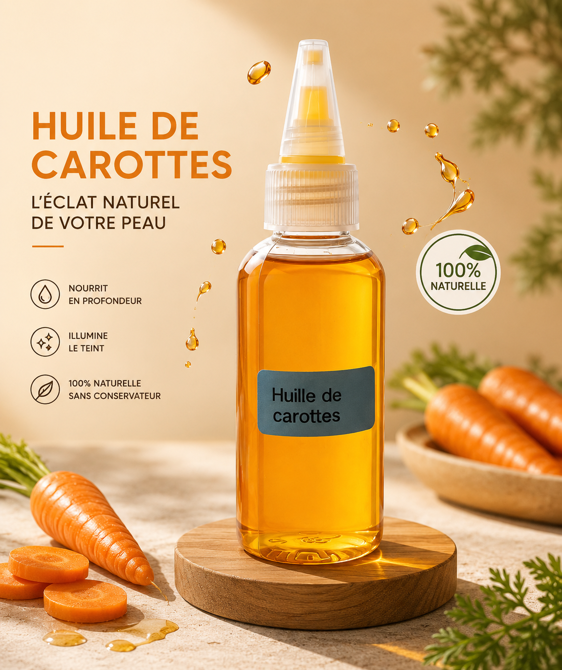 Huile de carotte
